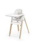 Stokke Steps Matstol (White/Natural)