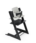 Stokke Tripp Trapp® Stol och Babyset Black Inkl. Dyna (Nordic Grey)
