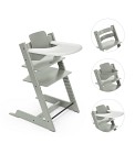 Stokke Tripp Trapp Stol och Babyset inkl Bricka (Glacier Green)