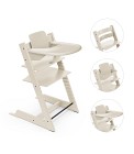 Stokke Tripp Trapp Stol och Babyset inkl Bricka (Vanilla White)