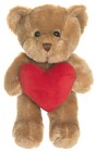 Teddykompaniet Theo Nalle med hjärta 19 cm  (Brun)