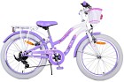 Volare Lovely Barncykel 20" 7 Växlar Dubbla Handbromsar (Lila)