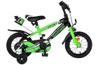 Volare Sportivo Barncykel 12" Fotbroms (Grön)