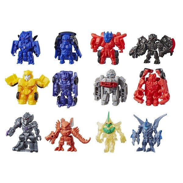 Transformers Tiny Turbo Changers Serie 2 - Confezione Da 10 Sacchetti Ciechi (Bomboniere) - Figure Da 6 Cm Convertibili