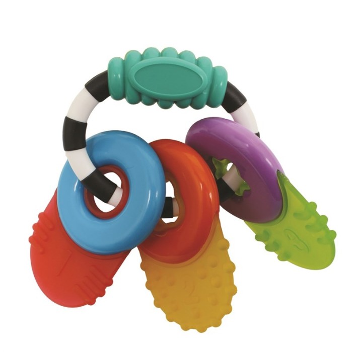 Green Toys Sonaglio A Chiavi Per Bambini - Giocattolo Ecologico, BPA Free, 1+ Anni