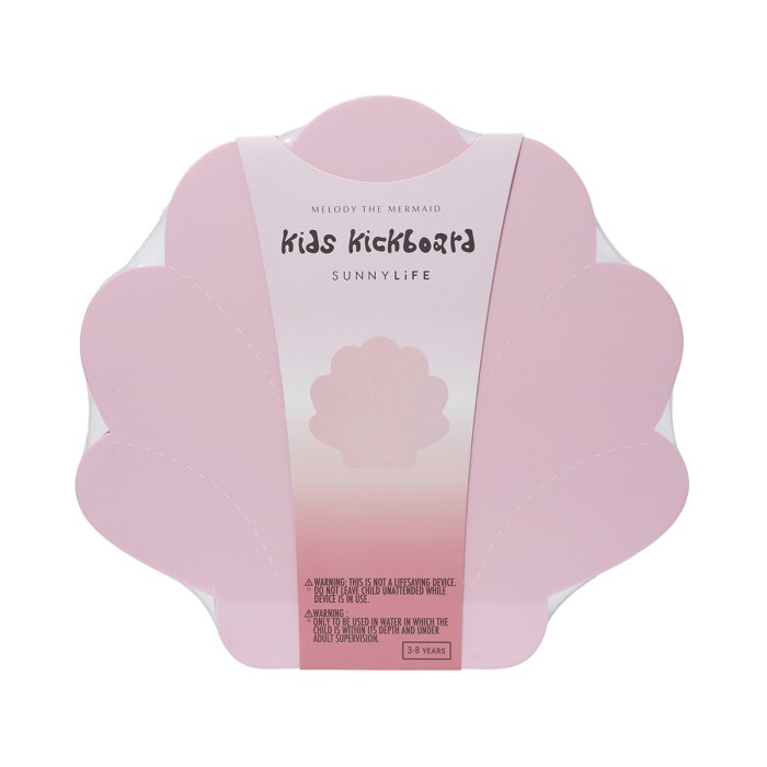 SUNNYLiFE Kids Kickboard Melody The Mermaid Pink