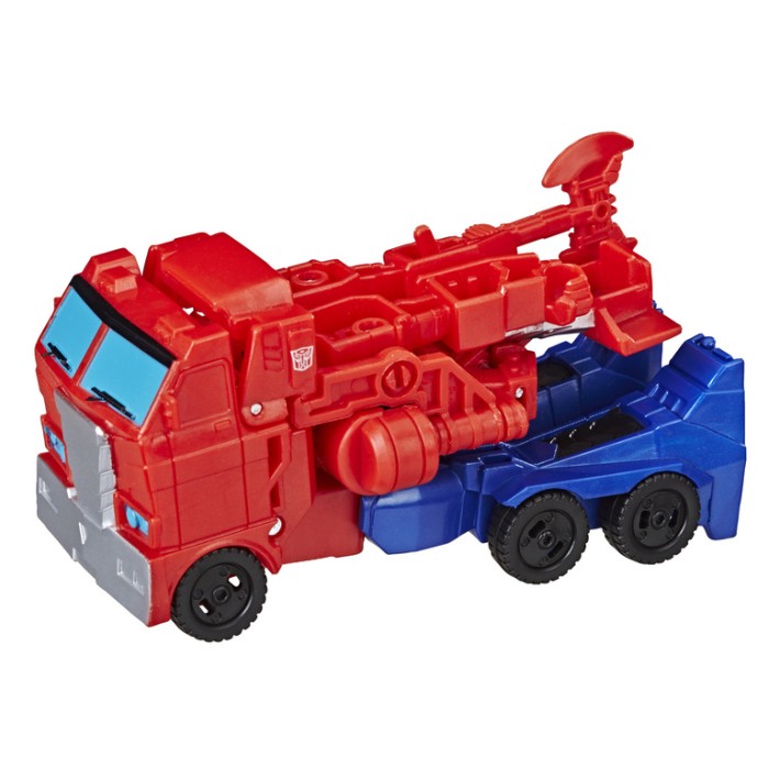 Transformers Cyberverse 1 Step Optimus Prime, Giocattolo Per Bambini, Facile Da Trasformare, Hasbro
