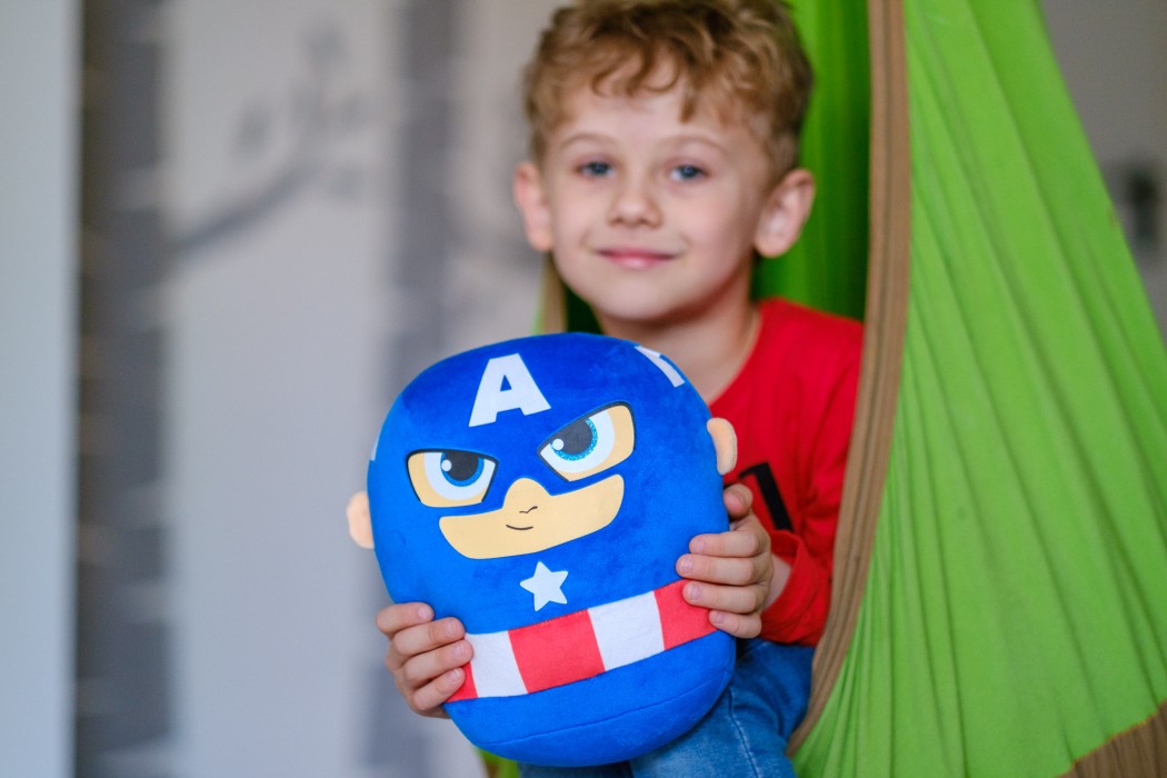 Peluche Ty Squishy Beanies Captain America Exclusive UK - Marvel, Neuve, 25cm